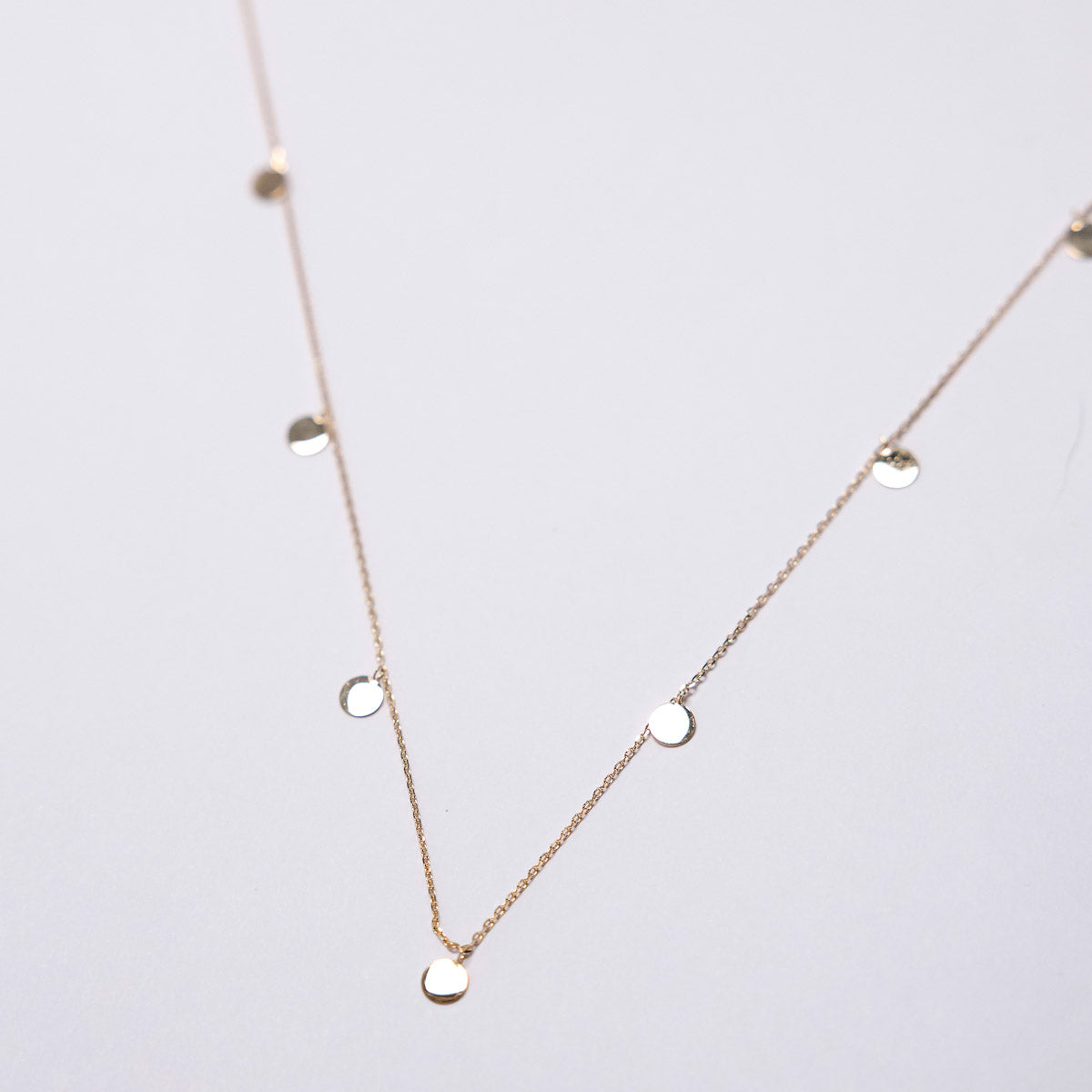 Embellished Disc Necklace