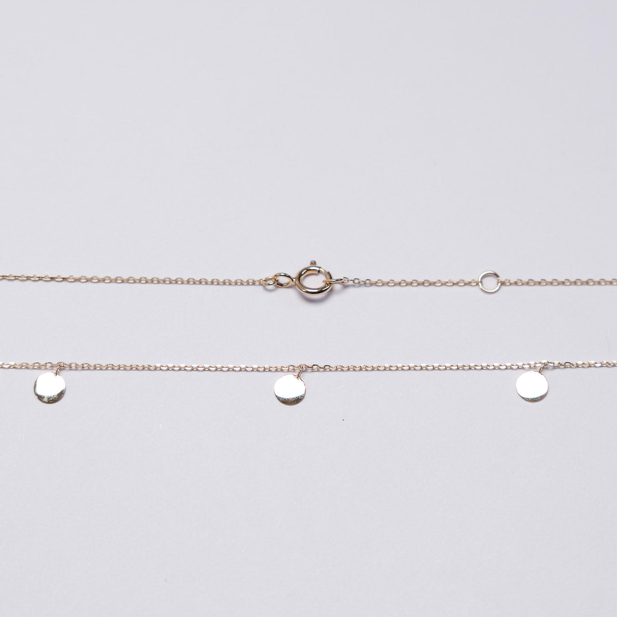 Embellished Disc Necklace
